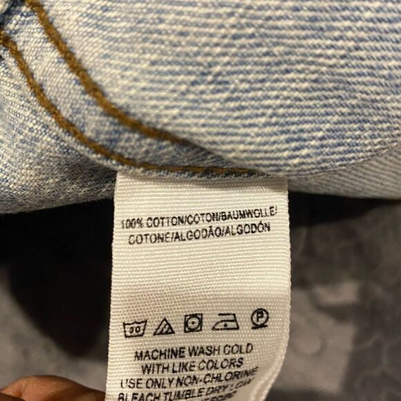 Free People Denim Trucker Jacket Size XS/S - Picture 12 of 12